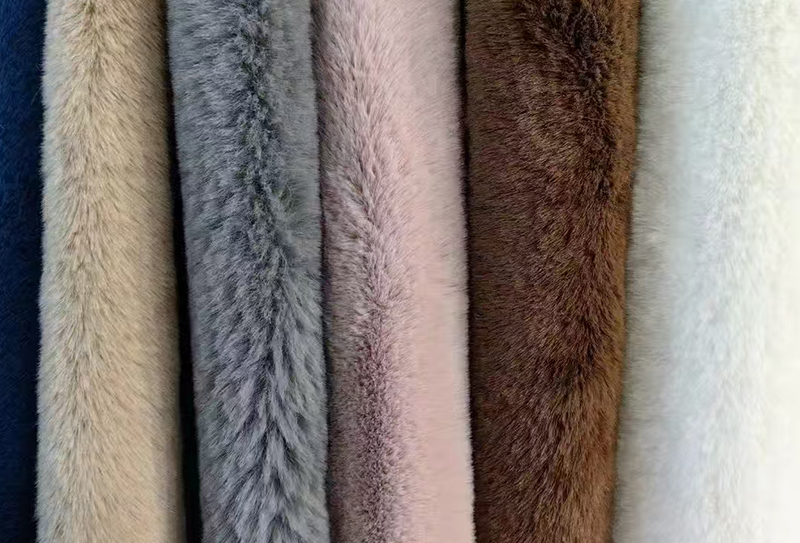 1100mg*165cm Large rabbit fur plush fabric