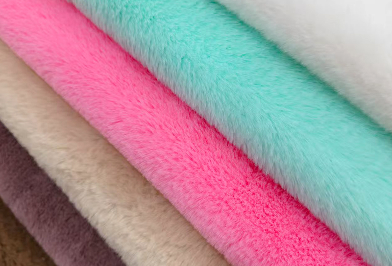 480mg*160cm Rabbit fur plush fabric