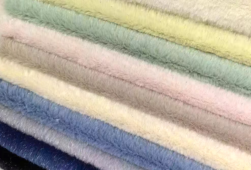 550mg*160cm Silver rabbit fur fabric