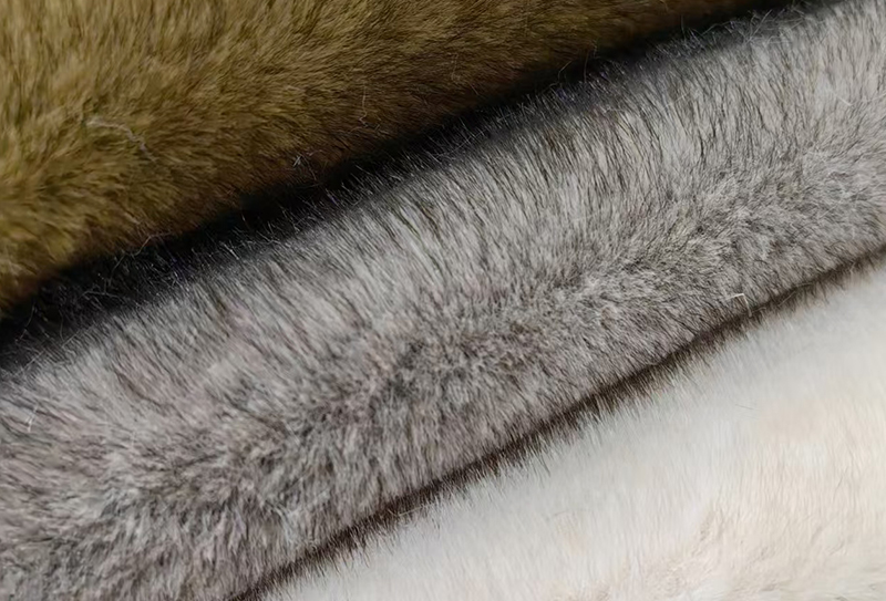 1200mg*185cm Two-color cationic imitation fox fur fabric 1200mg*185cm Two-color cationic imitation fox fur fabric