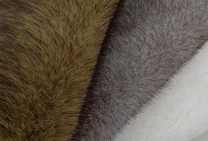 1200mg*185cm Two-color cationic imitation fox fur fabric 1200mg*185cm Two-color cationic imitation fox fur fabric