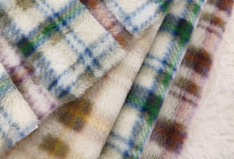 500g 160cm Rabbit fur printed merlot fabric 500g 160cm Rabbit fur printed merlot fabric