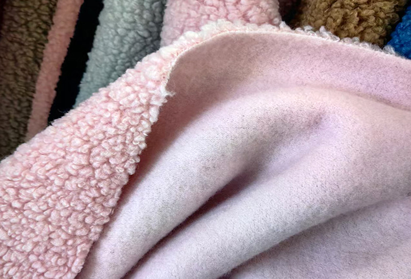 500mg*160cm Double-sided teddy velvet curly grain fabric