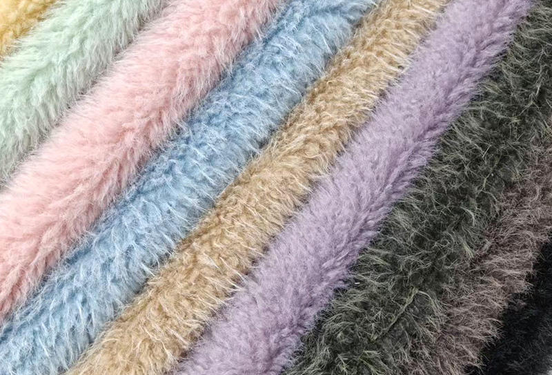 650mg*170cm Snowflake mink imitation mink fabric