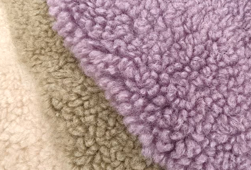 700mg*160cm Fair isle cashmere curly grain fabric