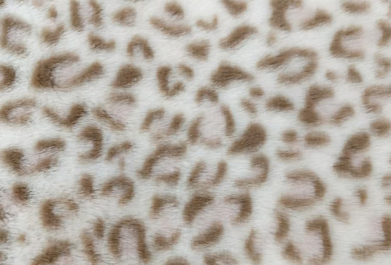500mg 160cm Leopard rabbit fur print plush fabric 500mg 160cm Leopard rabbit fur print plush fabric