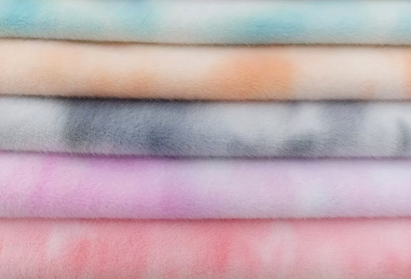 550mg 160cm European mink tie-dyed plush fabric suitable for pillows 550mg 160cm European mink tie-dyed plush fabric suitable for pillows