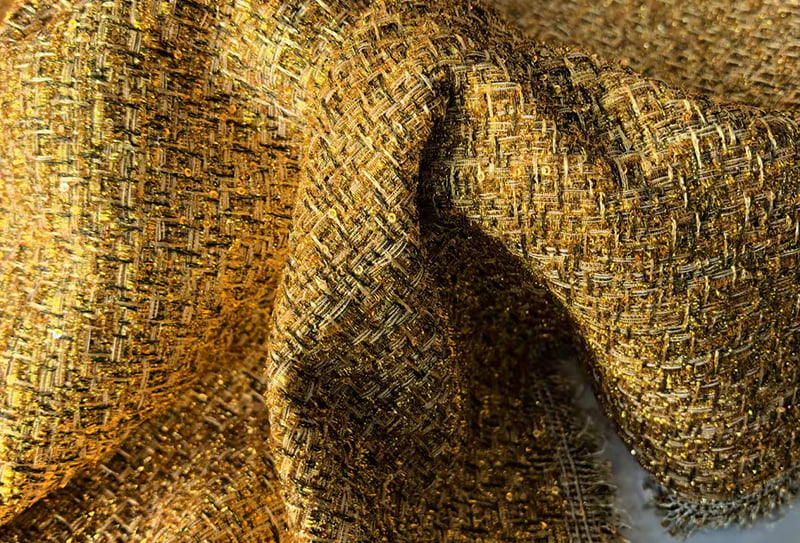 580mg 148cm Tweed fabric/chanel-inspired fabric 0534 multiple colors optional