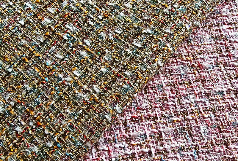 450mg 148cm Tweed fabric/chanel-inspired fabric suitable for handbags/shoes 1722