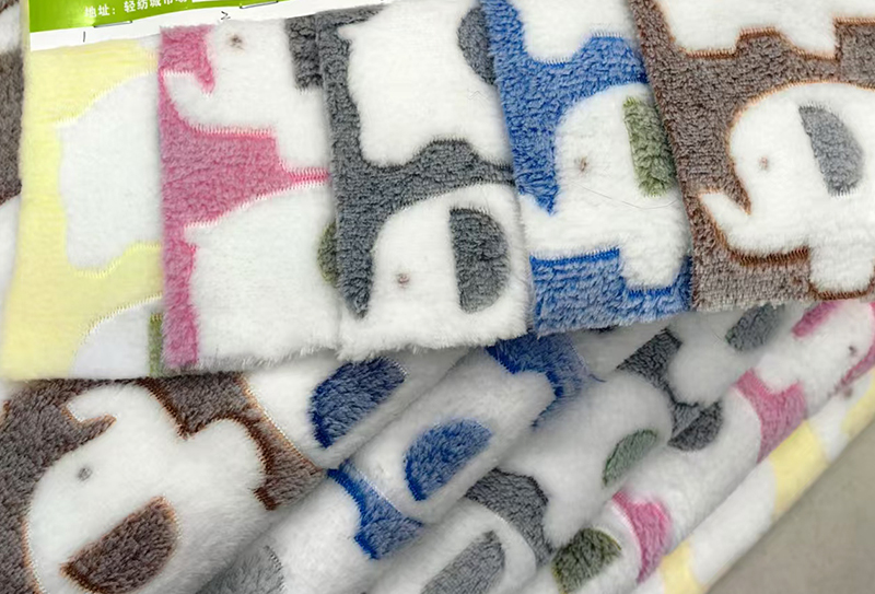 230gsm 160cm Double-sided flannel 3D printed plush fabric 230gsm 160cm Double-sided flannel 3D printed plush fabric