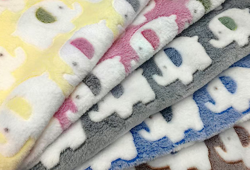 230gsm 160cm Double-sided flannel 3D printed plush fabric 230gsm 160cm Double-sided flannel 3D printed plush fabric