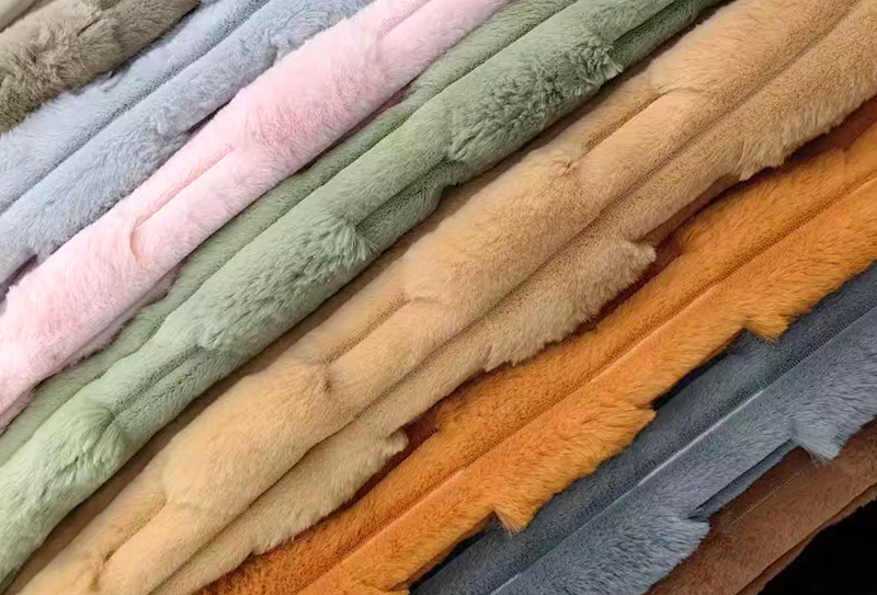 400gsm*190cm Lucky bamboo 3D plush fabric